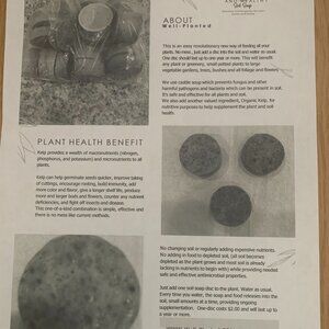 Organic Soap Discs for Plants